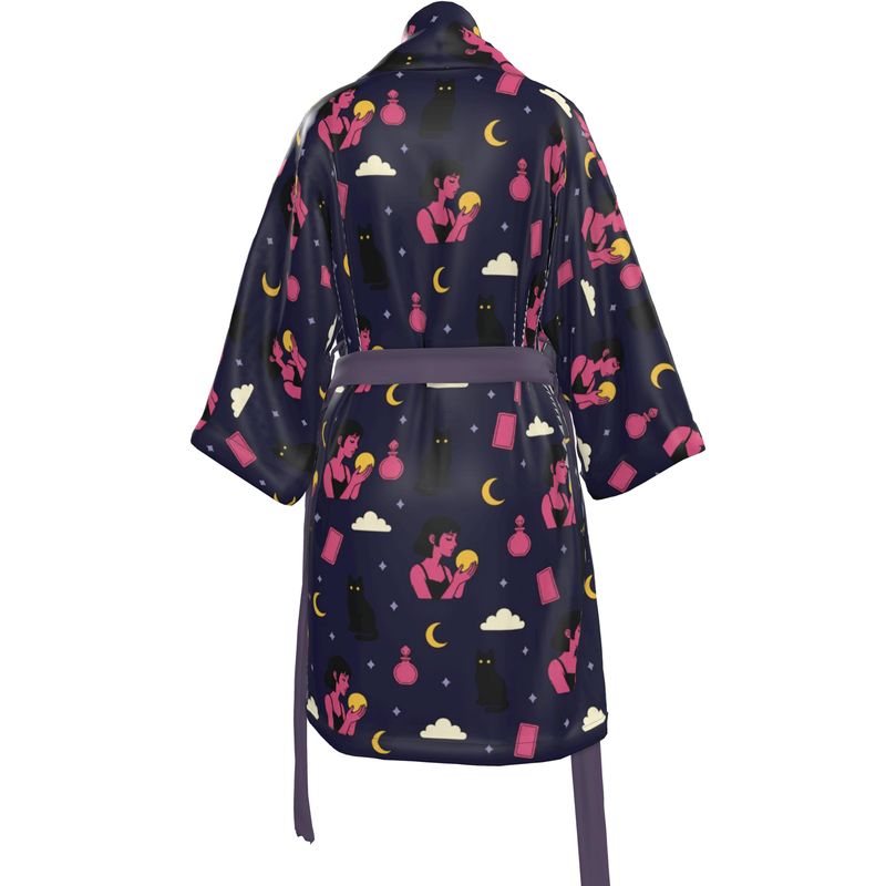 Night Ritual — Oracle Silk Kimono